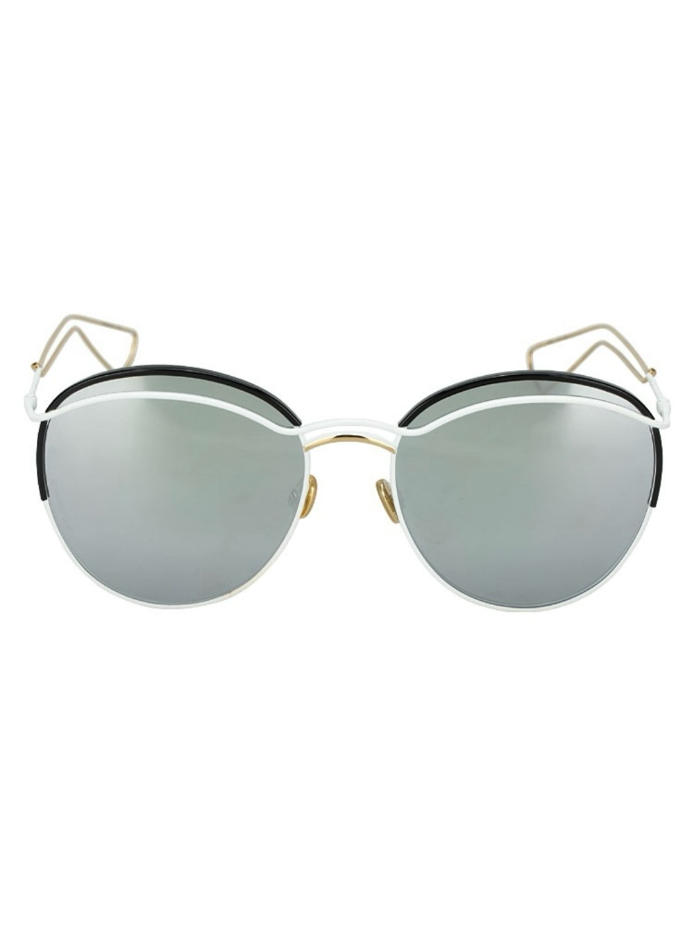 DIOR MIRRORED ROUND SUNGLASSES - Picture 10 of 12